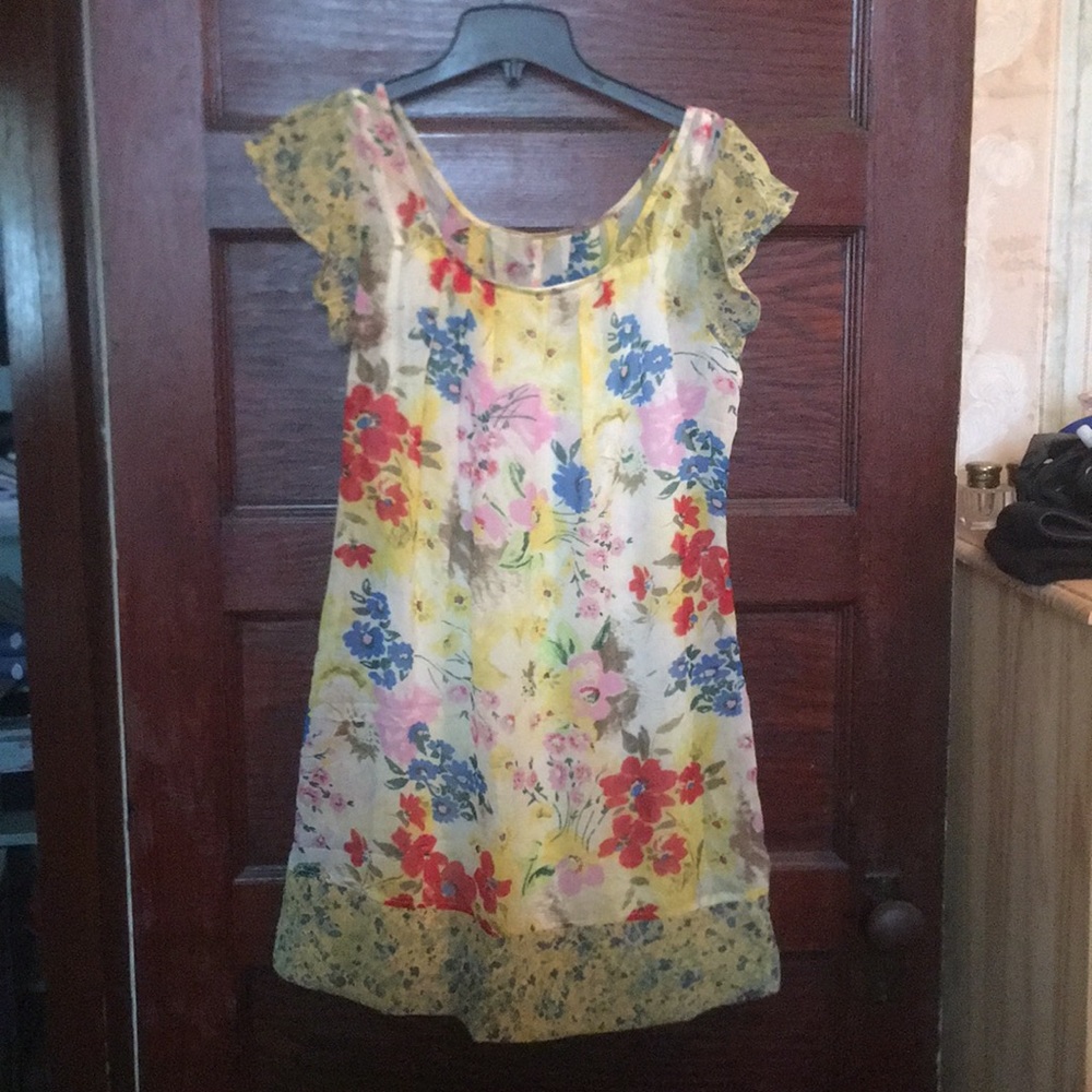 Floral print dress